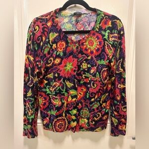 Colorful Floral Women's Sweater